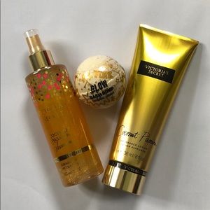 Victoria's Secret Lotion, Shimmer Mist & Bath Bomb